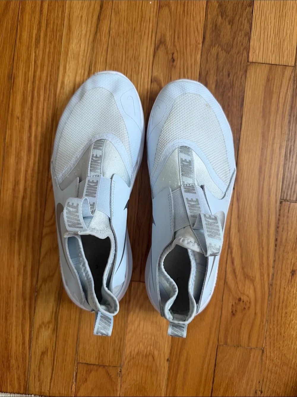 Nike Kids Slip-On Athletic Shoes — pale blue